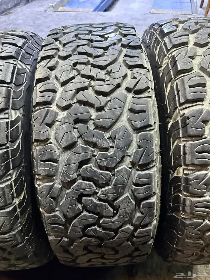 جنوط برايد 6 مسمار مع كفرات نص حجري بي واي رتش مقاس 17 19