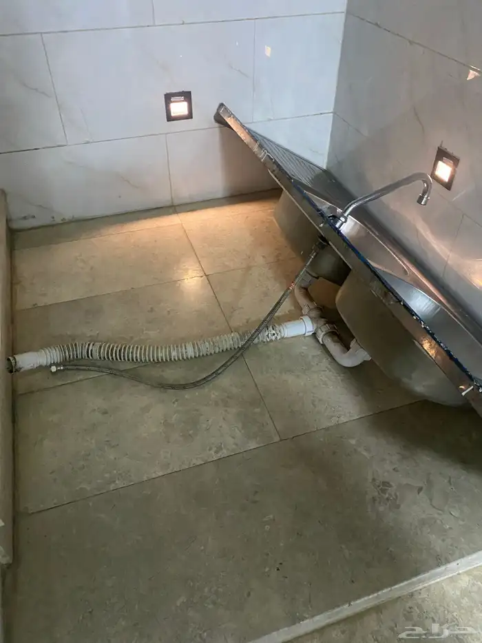 مغسله ستيل حوضين 0