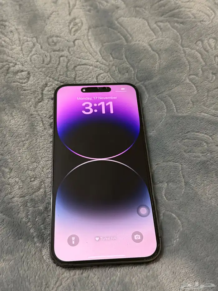 جوال ايفون برو مكس 14 للبيع مع ساعة ابل النترا 0