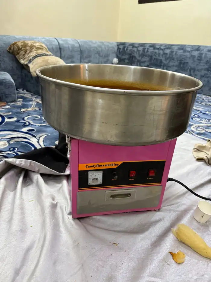 ماكينة غزل بنات شغالا شرط 0