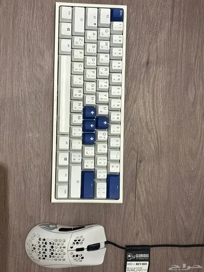 ماوس model -D وكيبورد ducky مع جميع ملحقاتهم 0