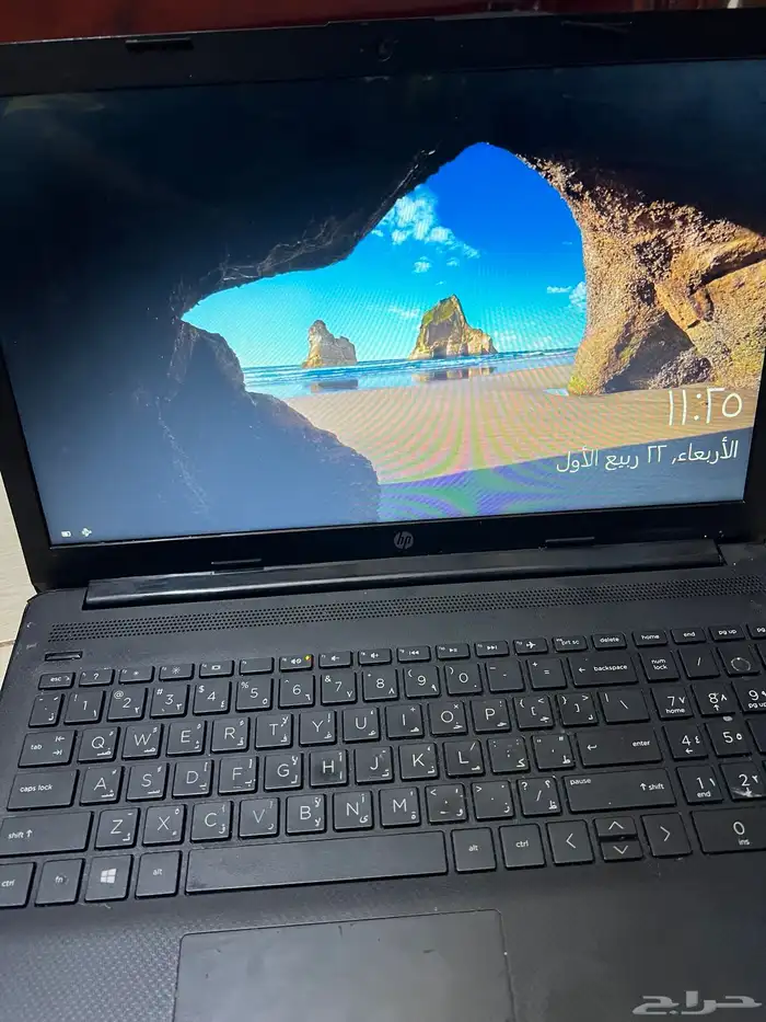 للبيع لابتوب hp ناسي كمله السر 1