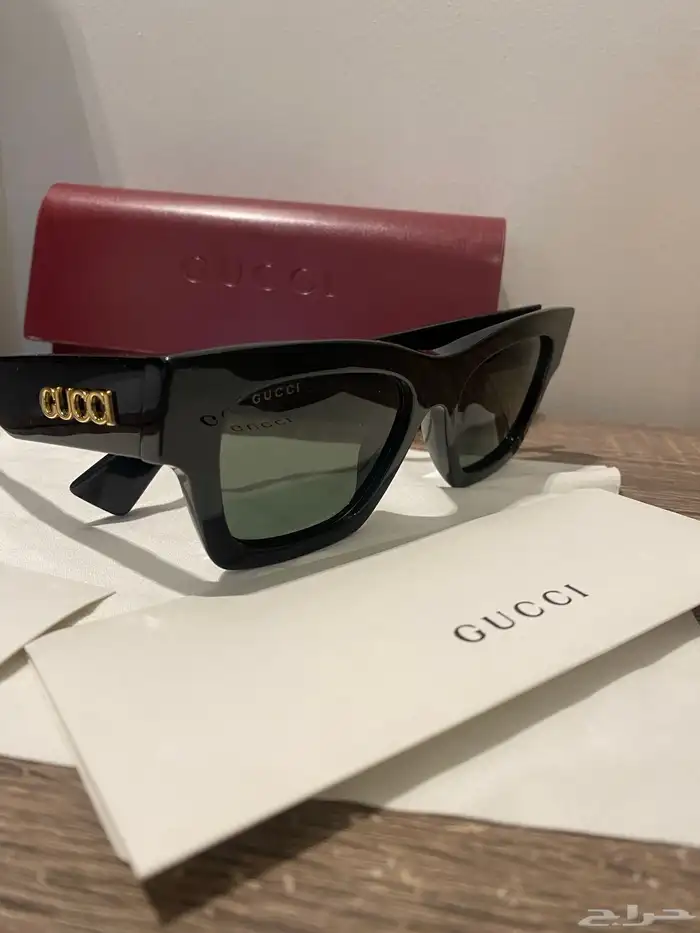 قوتشي نظارة شمسية نسائية اصليه 0