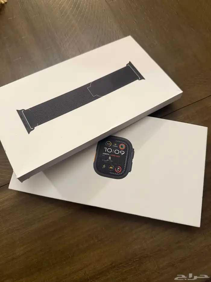 ساعة ابل الترا 2 اللون اسود 0