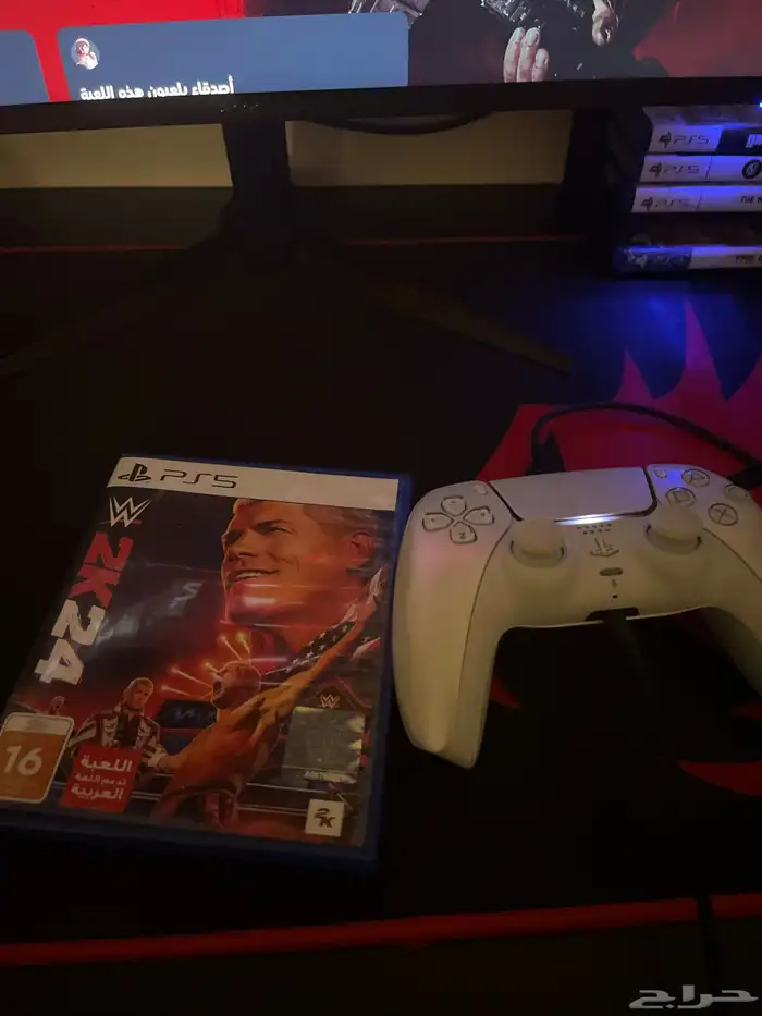 يد سوني و شريط wwe 24 0