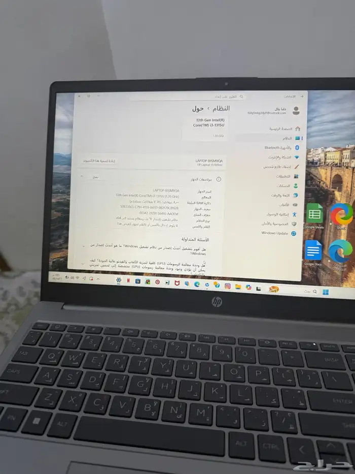 لابتوب hp مستعمل شبه جديد للبيع 4