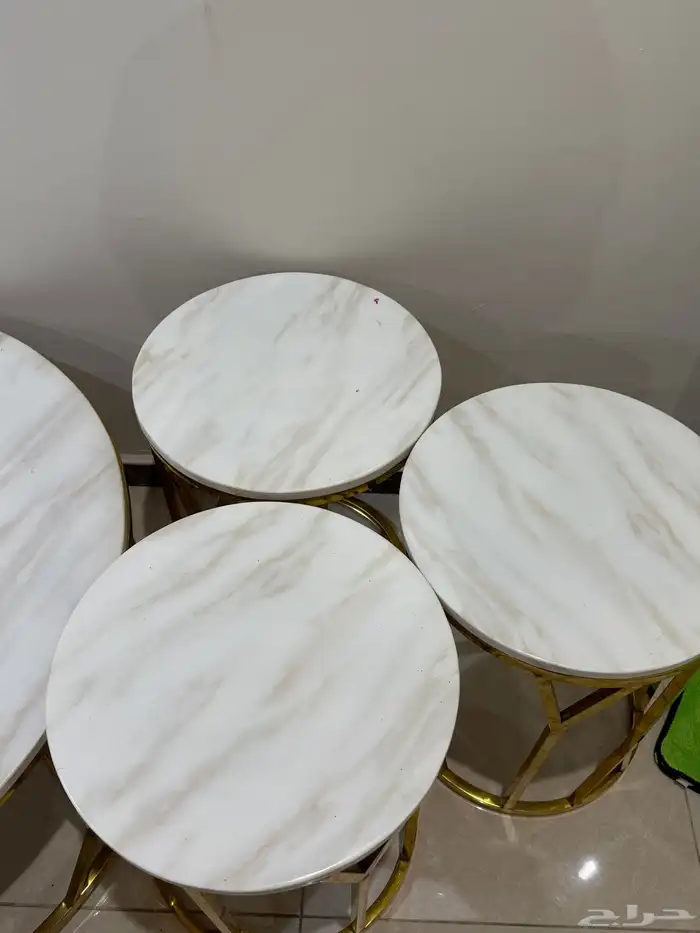 طقم طاولات رخام 2