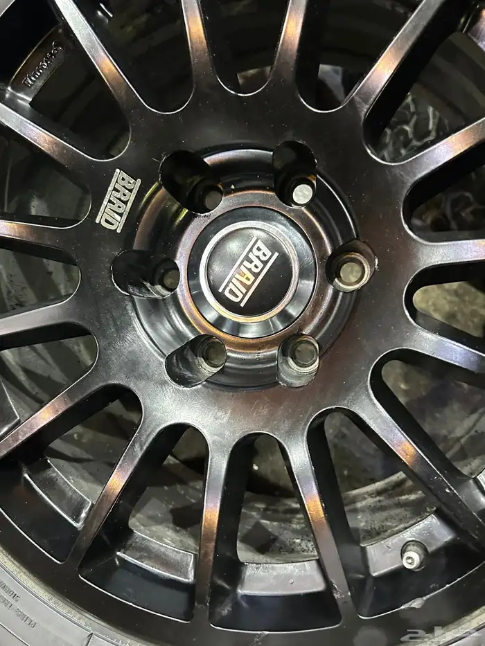 جنوط برايد 6 مسمار مع كفرات نص حجري بي واي رتش مقاس 17 23