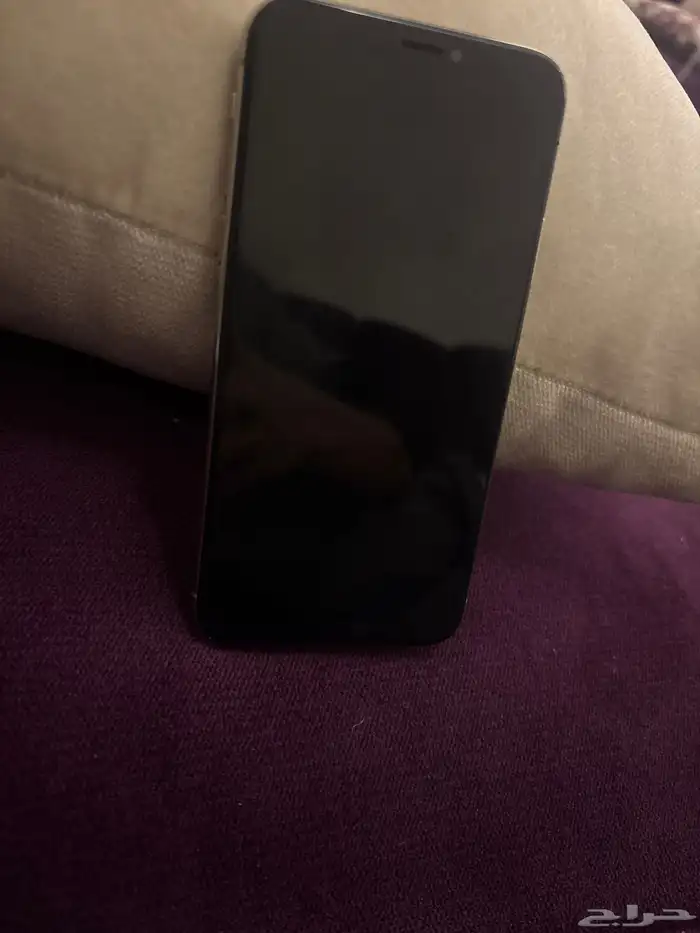 جوال آيفون اكس مكسور من ورا مستعمل 256 جيج بدون مدخل شريحة 0