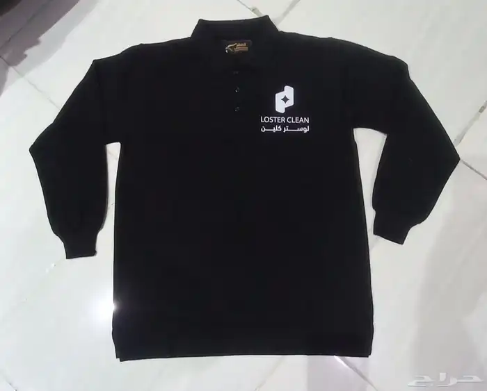 كم طويل تيشرت بولو شتوي طباعه وتطريز الشعارات صديريه سديريه 0
