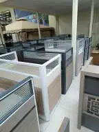 وحدة عمل مكتبي مقاس 120سم مع ادراج 4