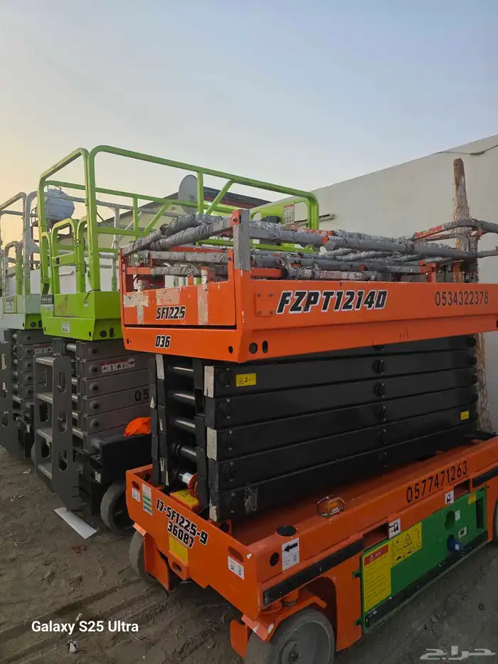 سيزرلفت 8متر للايجار سيزرلفت 10متر للايجار سيزرلفت 12متر للا 0