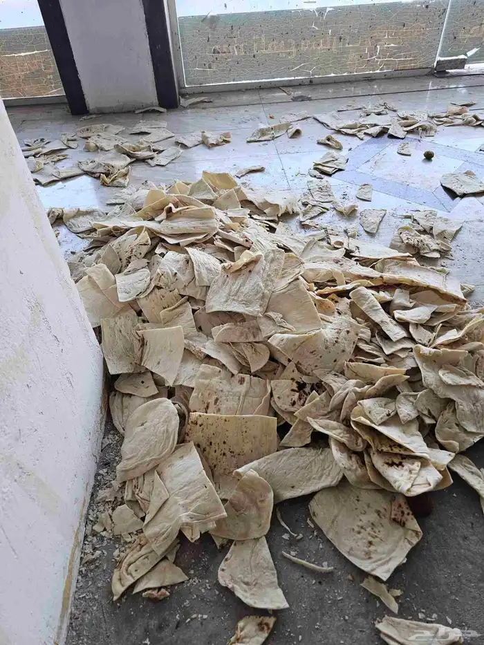 لدينا خبز مجفف للمواشي التواصل وتساب   السعر 13 ريا 2