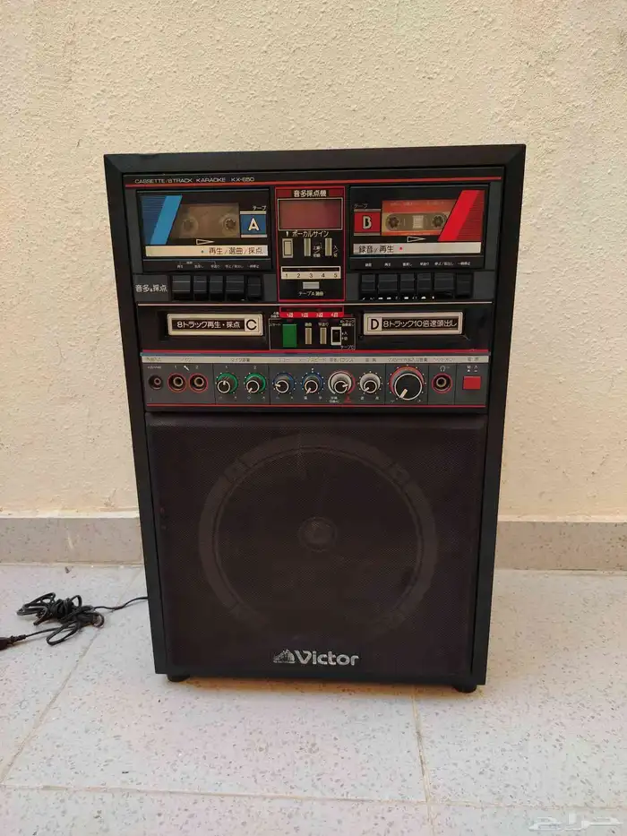 مسجل كاست وكترج ياباني شغل كهرباء 110 1