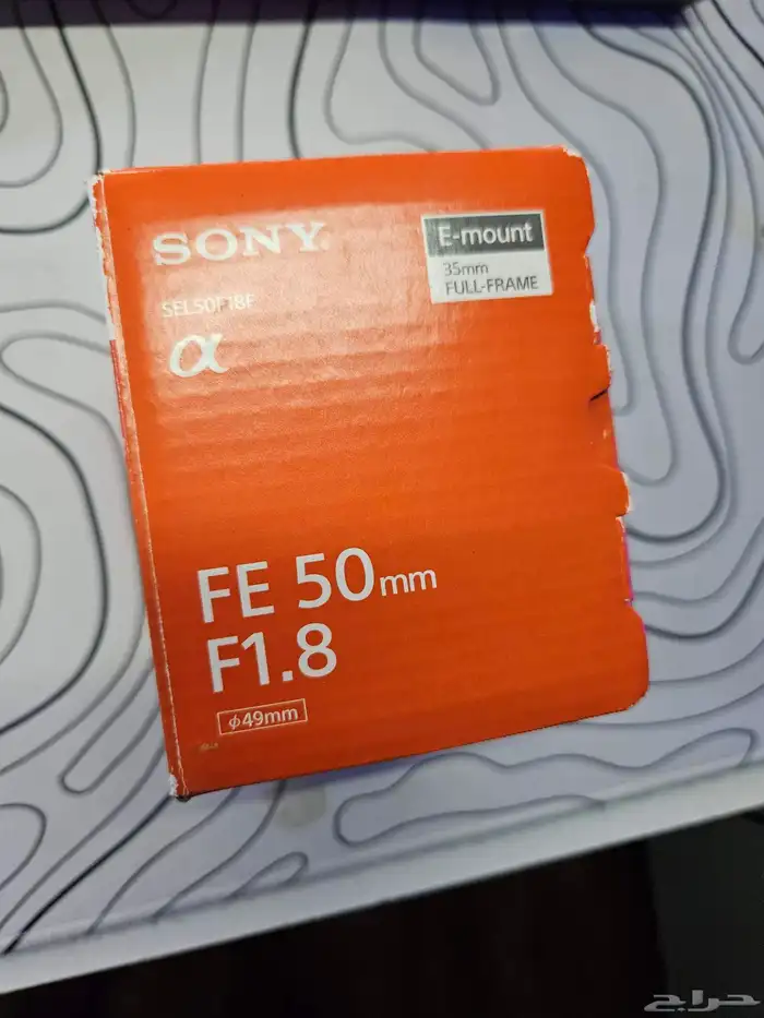 عدسة سوني عزل 50 ملم Sony lens 50mm 2