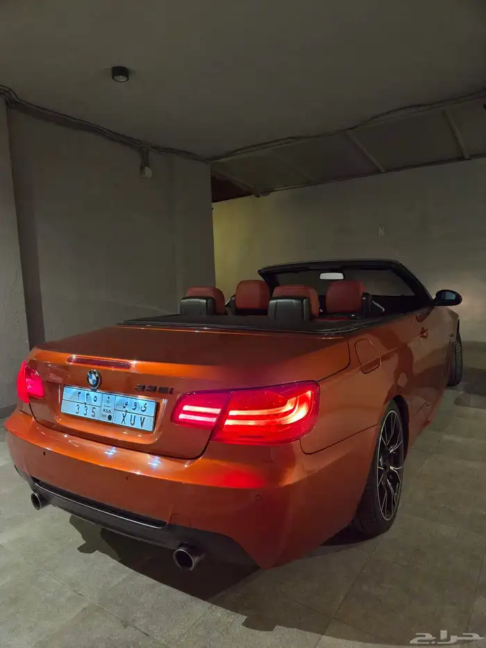 bmw 335i e93 مخزن ولوحة مميزه 6