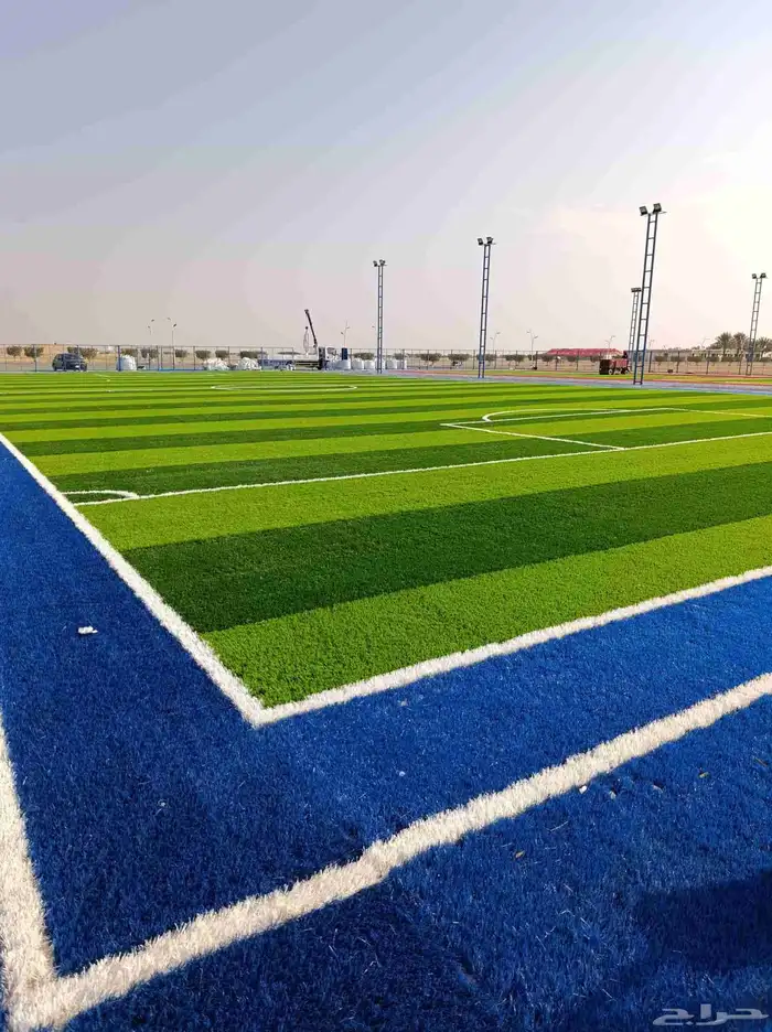 انشاء ملاعب  ملاعب عشب طبيعي وصناعي جميع انواع تيل الملاعب 0
