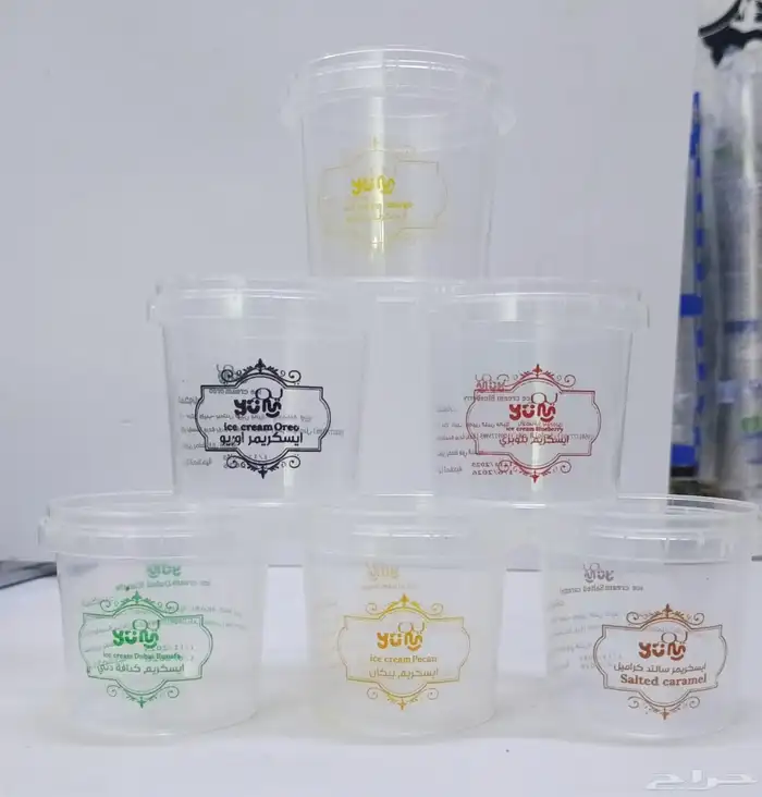 طباعة اكواب ايسكريم 0