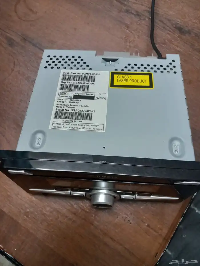 مسجل كورولا 2015 جديد ما استخدم باقي وكاله 3