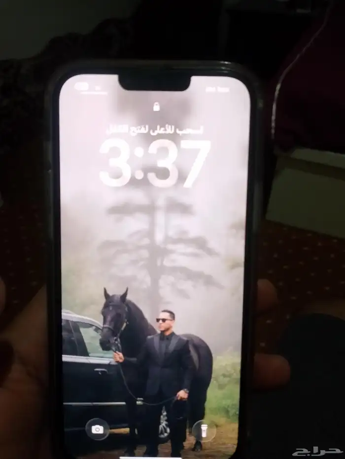 ايفون 13 برو ماكس 128بطاريه 83بدون كارتون الجهاز ماشاء الله 0