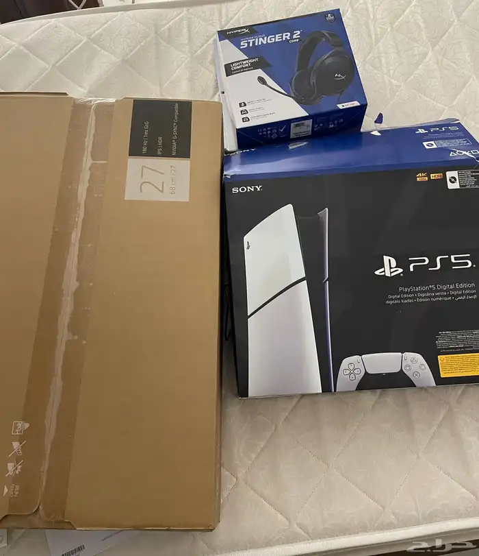 سوني5 وشاشة قيمنق وسماعة قيمنق 0