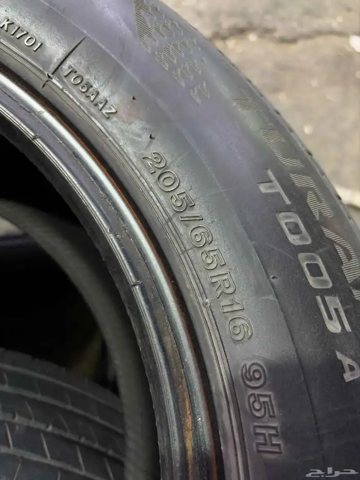 نعرض لكم كفرات برجستون وكاله كامري شد بلد مقاس 205 65 16 0