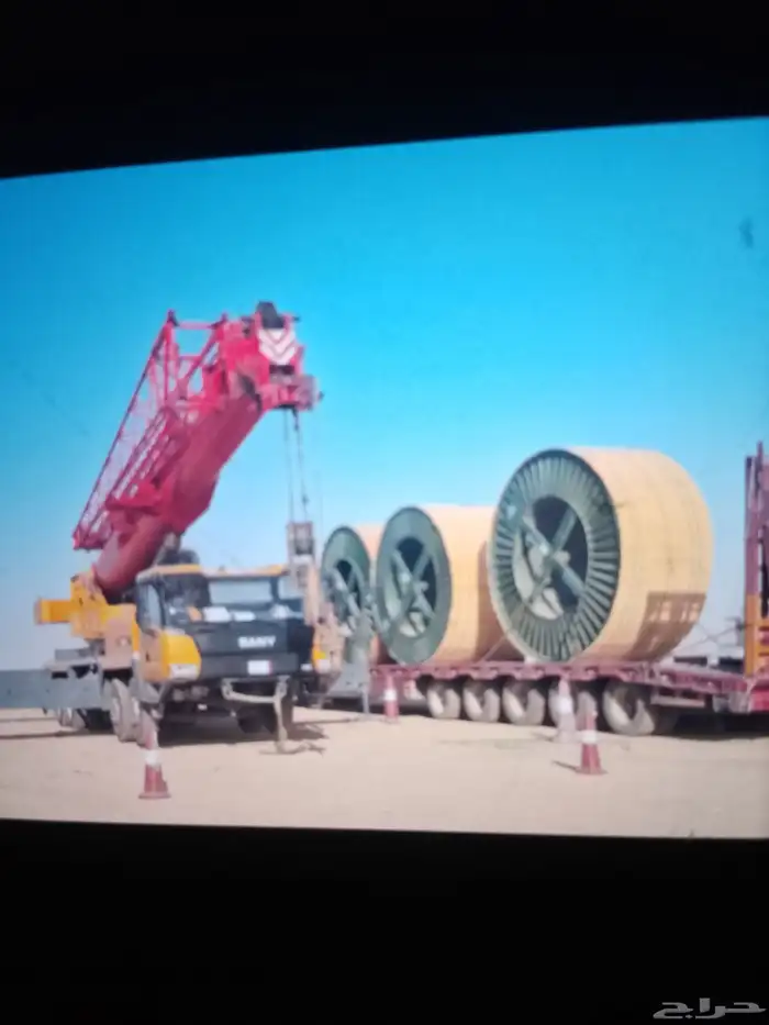 رافعه كرين صطحه لوبد دينه كرين فوركلفت تريله 7