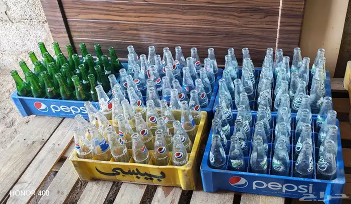 للبيع 5 صناديق زجاج إعادة تعبئه بيبسي وسفن أب بالدوادمي 1