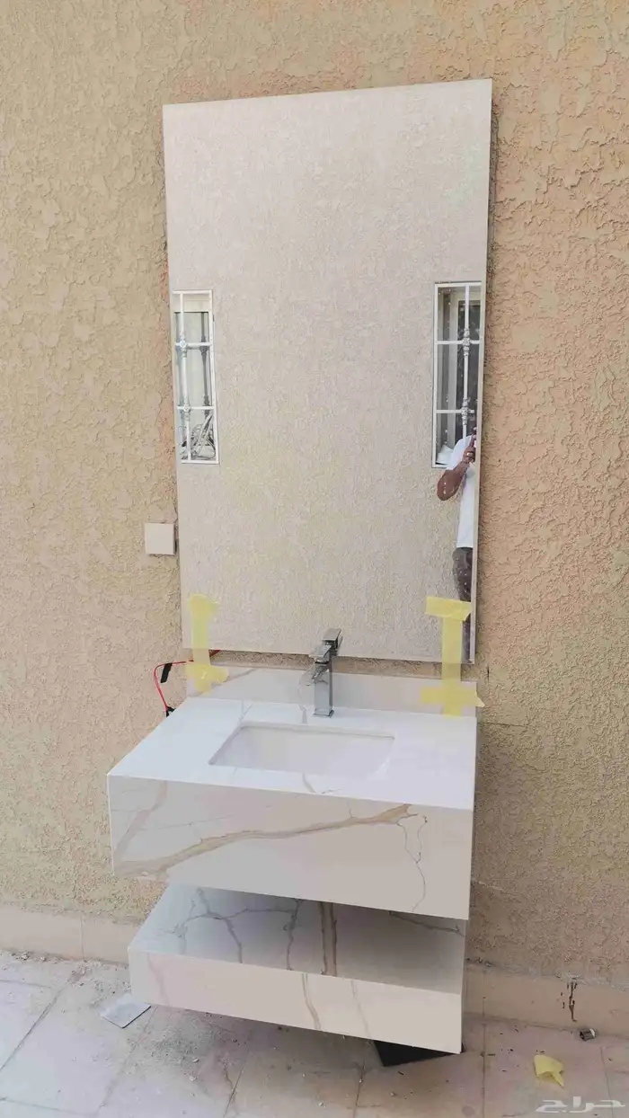 رخام صناعي مغاسل وكونترات واصطح مطبخ تفاصيل أكثر 5