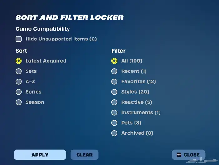 حساب فورت نايت للبيع 12