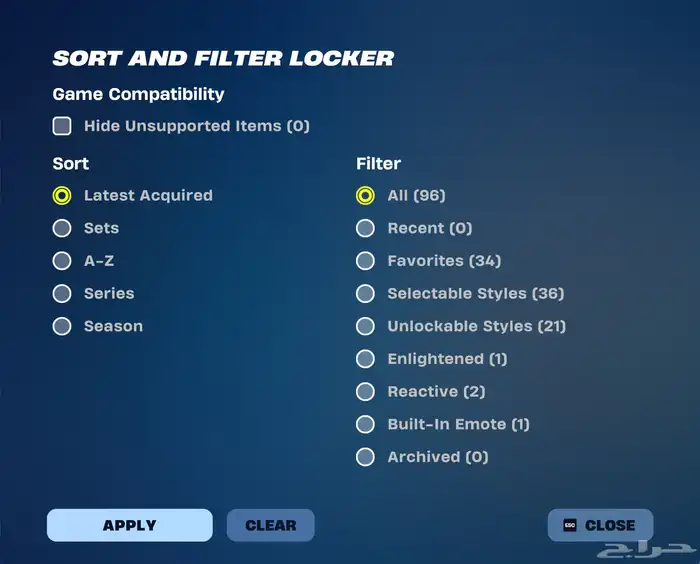 حساب فورت نايت للبيع 0