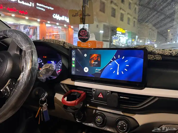 شاشة كيا سيراتو 2024 حجم 12 انش نظام كاربلاي 3