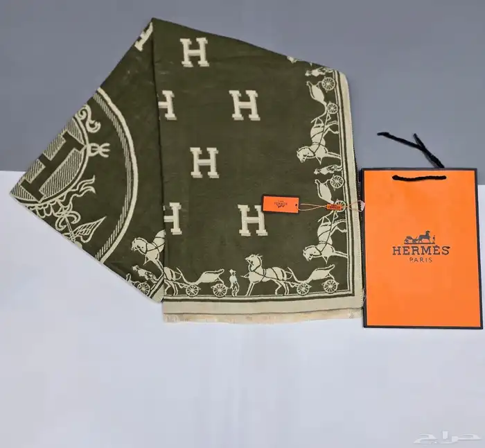 شالات ماستر كواليتي شنيل  بربري  لويس فيتون  فندي  هرمز 6