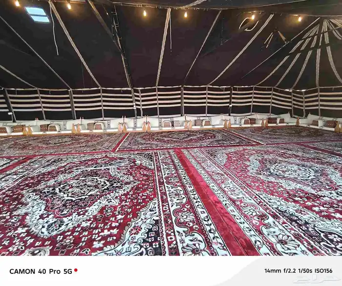 خيام الفخامه الملكيه خيام تفصيل الخيام تلبيس الخيام مضلات 4