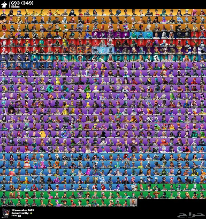 حساب فورت نايت كامل معلوماته مع انشاء بنت نتيدو مع أيكونك 4