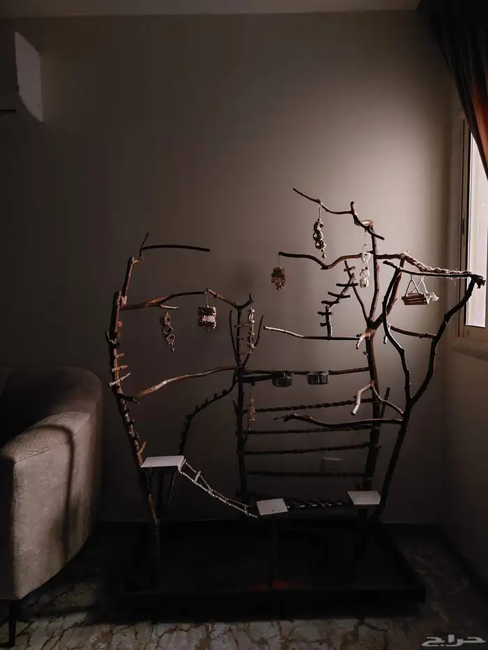 ستاند ببغاء جدييد كبيير بديل للقفص وشي رهيب ومميز 9