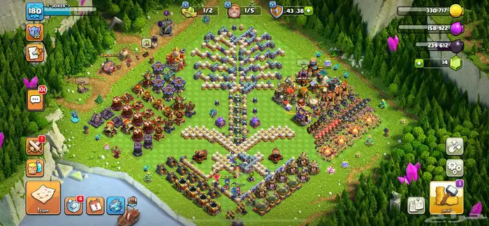 للبيع تاون 16 شبه ماكس على السوم كلاش اوف كلانس 0