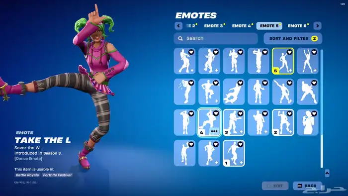 حساب فورت نايت للبيع 8