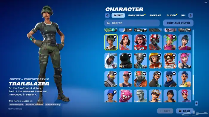 حساب فورت نايت للبيع 1