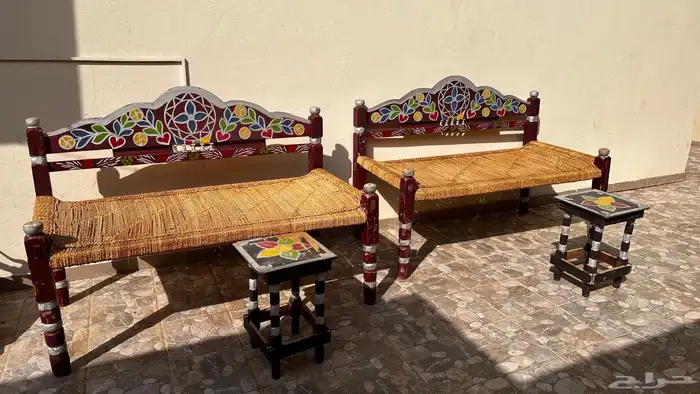 كراسي سعف شغل يدوي ( مركاز ) 5