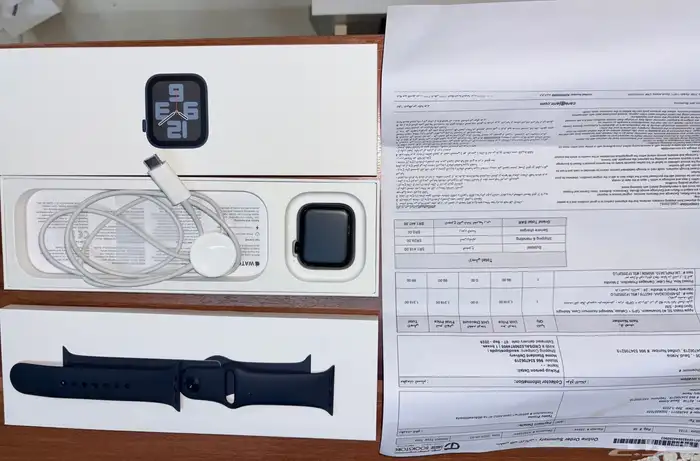 ساعة ابل 40 ساعه انطفاء ساعه . مواصفات اخرا في فاتورة 1