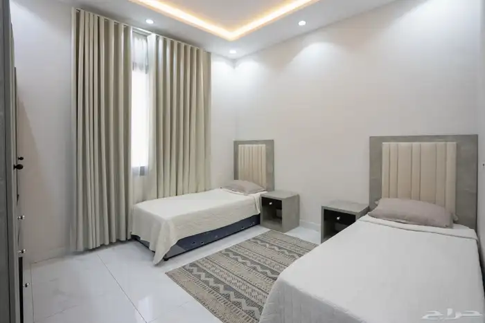 شقة مفروشة لإيجار الشهري غرفتين وصالة 3