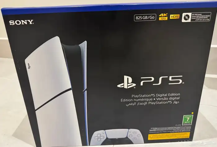 جهاز بلايستيشن فايف جديد لم يستخدم وكرتونه لم يفك ps5 3