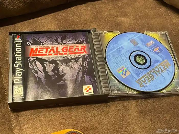 لعبة ميتل قير سوليد 1 Metal gear solid نسخة امريكية نادر 5