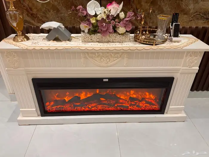 طاوله ومدفأة 1