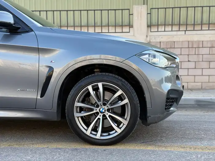 للبيع Bmw X6 سعودي ممشى 95000 موديل 2015 8 سلندر فل ابشن 13