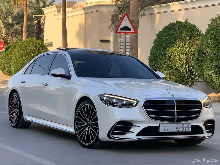 مرسيدس الجوهره S450 موديل 2022 بحالة الوكاله ممشى 63 الف 2