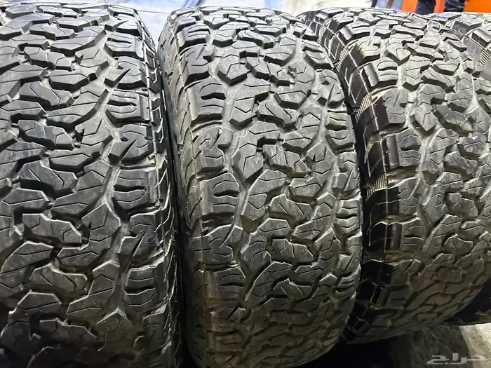 جنوط برايد 6 مسمار مع كفرات نص حجري بي واي رتش مقاس 17 12