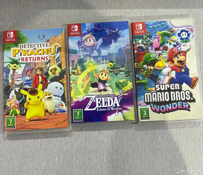 3 العاب نينتيندو سويتش 0