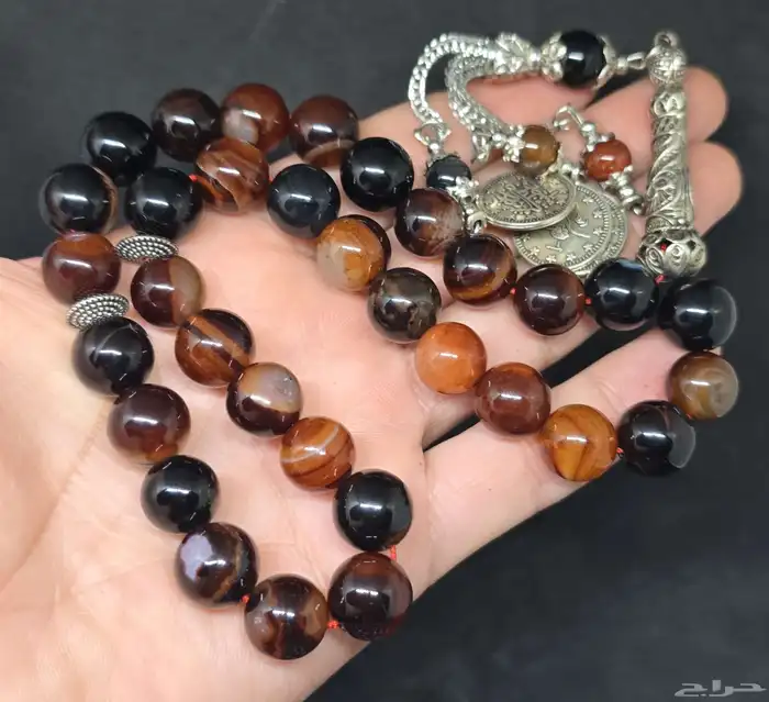 سبحة عقيق حجم راهي 0